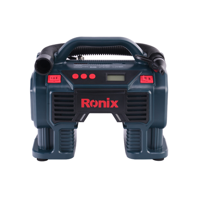 Ronix in stock RH-4260 DC-12V cordless Low Noise Mini Digital Air Compressor Screw Air Car Compressor Machine