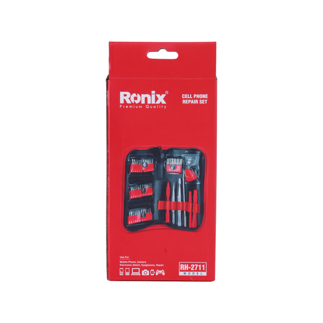 Ronix Cell phone repair set RH-2711 Hand tools Screw Driver Tools CRV hammering Screwdriver Set