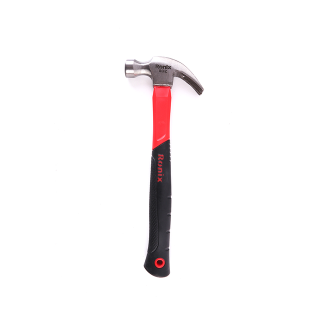 Ronix Claw Hammer RH-4726 Hand Tool Steel Head Claw Hammer with Wooden Handle for Industrial Use