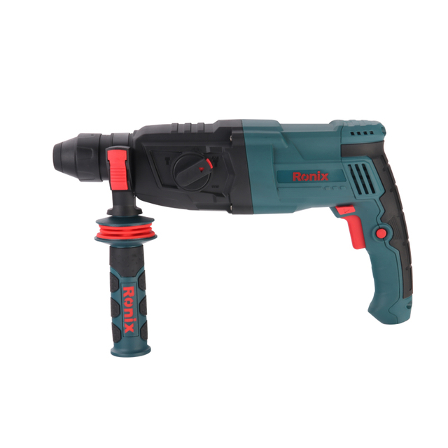 Ronix Rotary Hammer 2723 28mm 3 Function SDS Max Drill Machine Power Tools Industrial Electric Rotary Hammer for popular sale