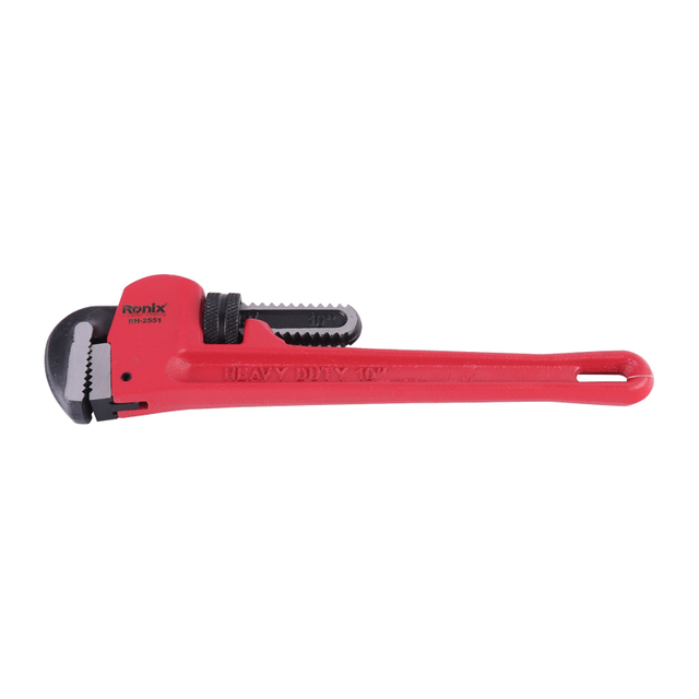 Ronix in stock RH-2551 8-12"pipe wrench Heavy Duty Adjustable stainless steel adjustable water spanner pipe wrench