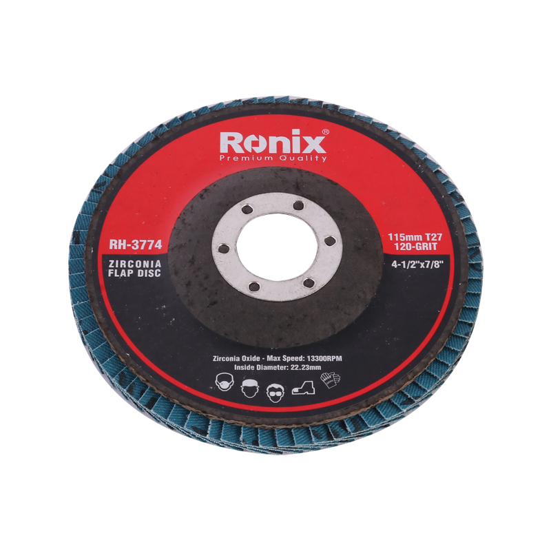 Ronix RH-3770~RH-3776 115mm Ceramic Abrasive Flappy Disk