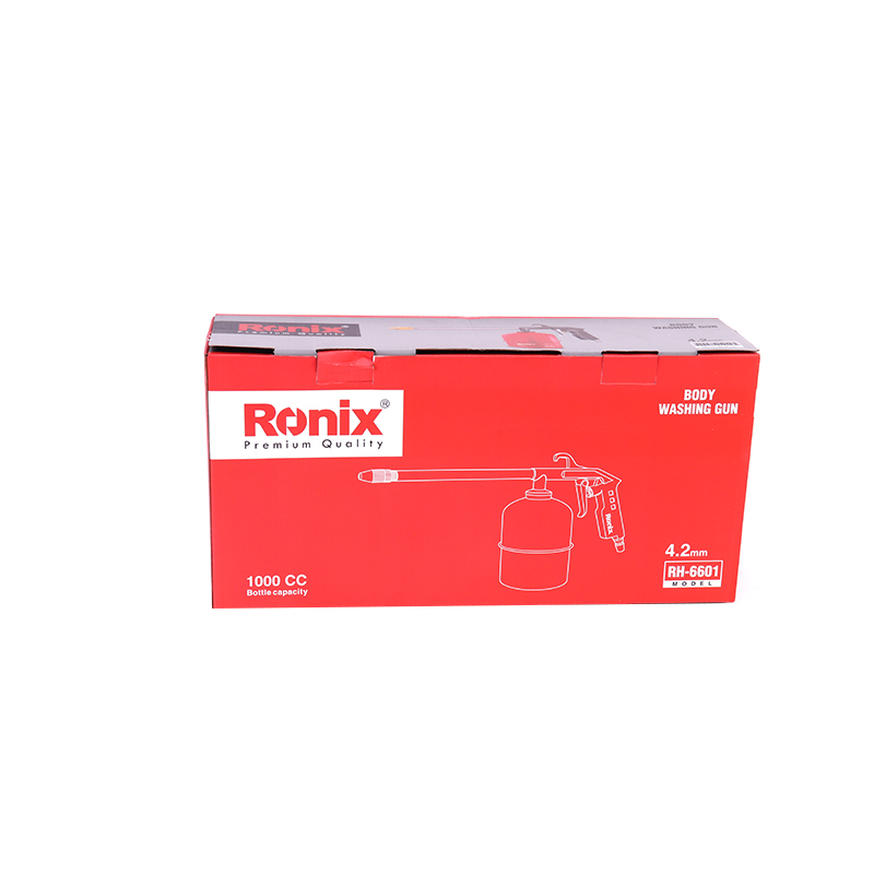 Ronix Body Washing Gun RH-6601 1000ml Portable Paint Sprayer Fiberglass HVLP Floor Based Car Washing Tools