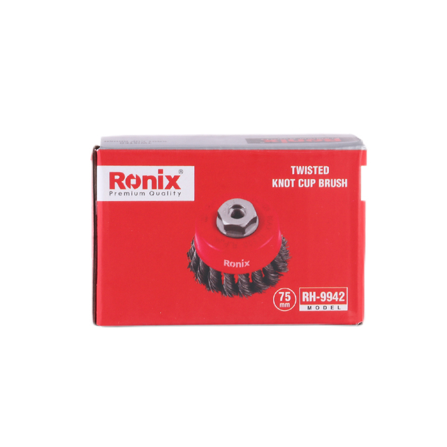 Ronix RH-9942 Hot Popular Twist Knot Cup Brush