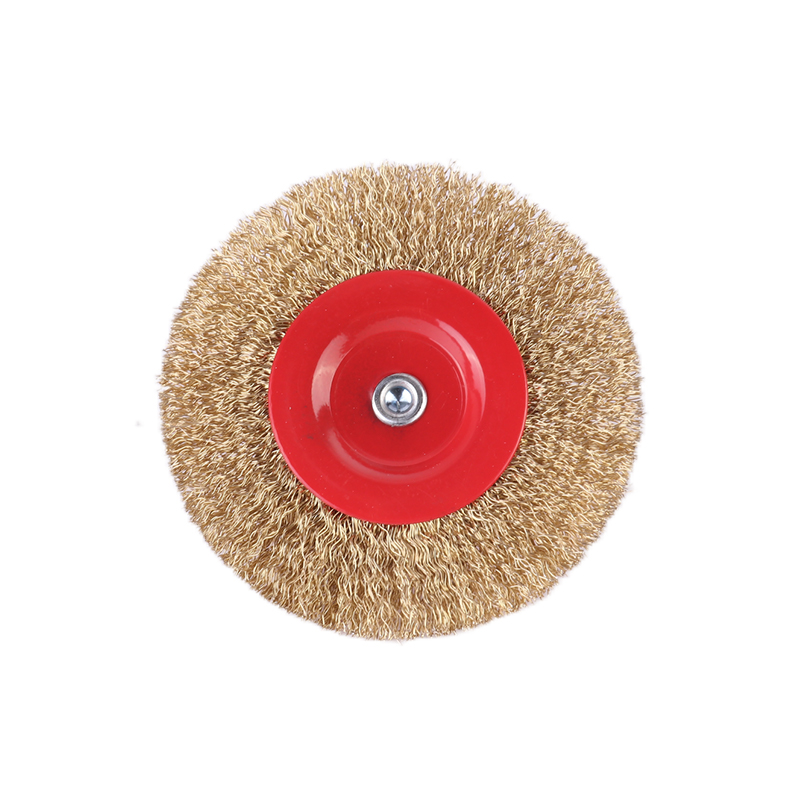 Ronix RH-9945 Circular Crimped Cepillo Alambre Copa Twist Knot Stahldraht Steel Wire Cup Wheel Brush for Grinder