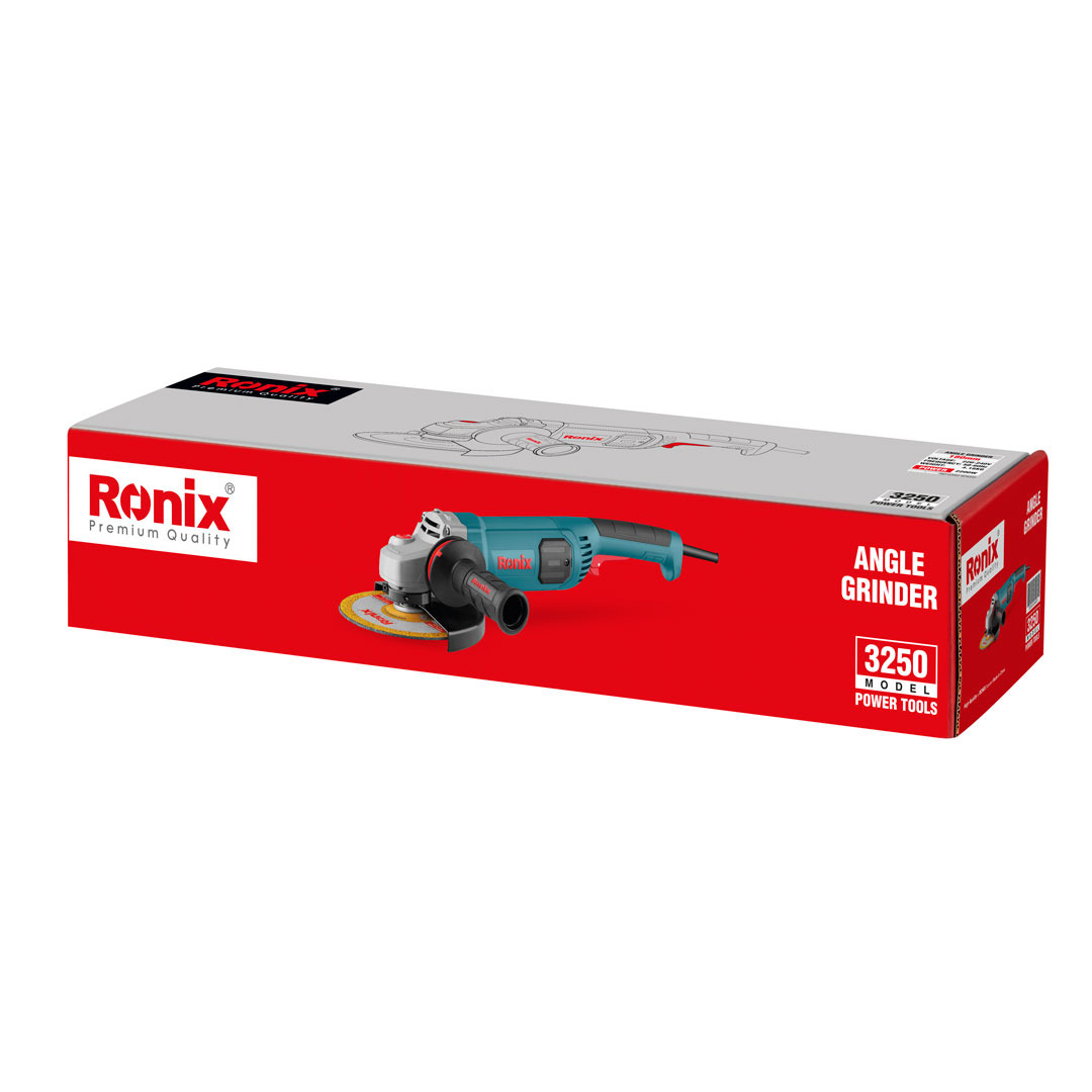 Ronix 3250 2200W Angle grinder180mm 220-240V Portable Metal Concrete Cutter Tools Machine