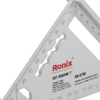Ronix RH-9790 In Stock Metric Scales 1mm/m Aluminium 7'' Set Aluminum Angle 45 Degree Measuring Triangular Rule