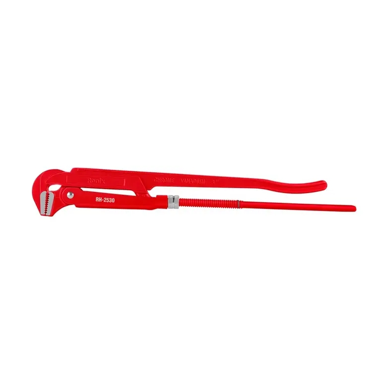 Ronix RH-2530 Pipe Wrench 3 inch 900Nm 50-55HRC Professional Cast Iron Adjustable Heavy Duty Pipe Wrench CS 