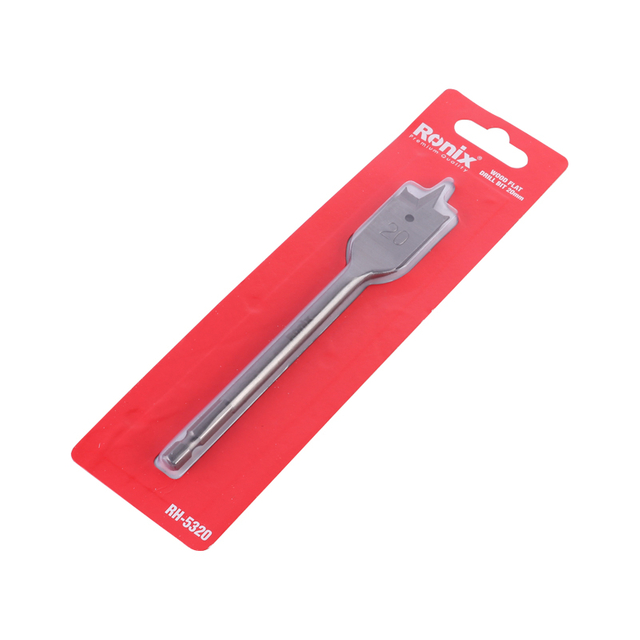 Ronix in stock RH-5320~5322 wood flat bit screw tip wood quick shank spade drill bit for wood working