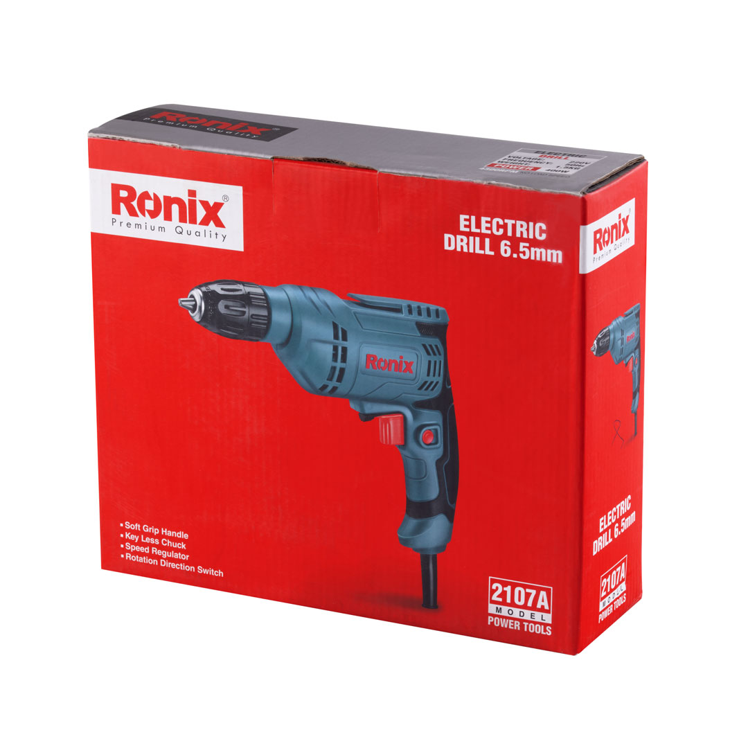 Ronix Hand Drill 2107A Professional High Performance Variable Speed Electric Portable Drill Machine