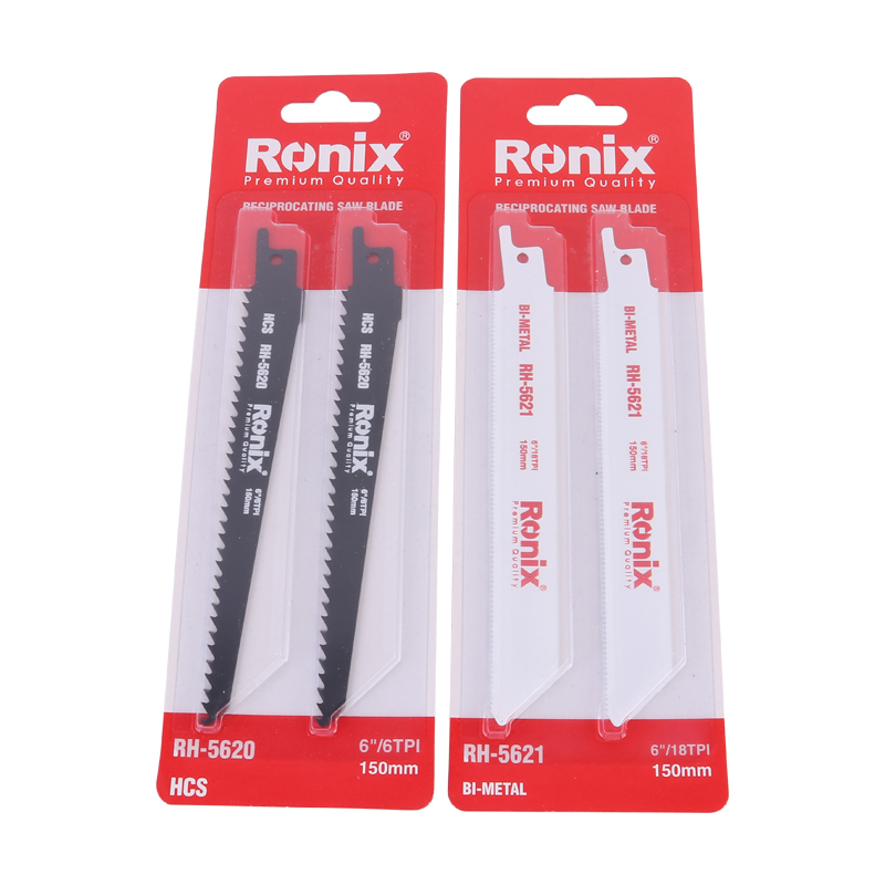 Ronix RH-5620~21 Reciprocating Saw Blade Wood And Metal Cutting Saw Blades