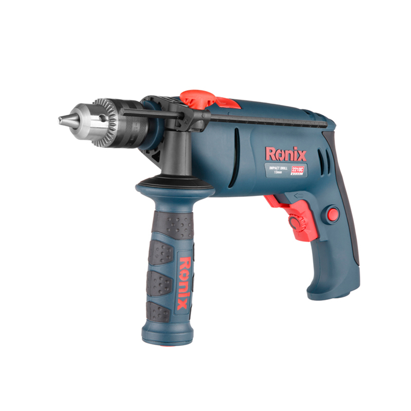 Ronix 2210C best price 220-240v 13mm electric impact drill industrial mini drills keyed handhold