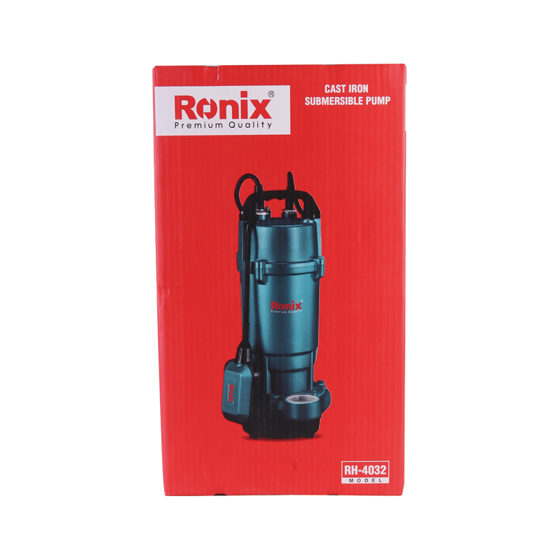Ronix RH-4032 1HP Cast Iron Submersible Pump Sewage Garden Submersible Water Pump