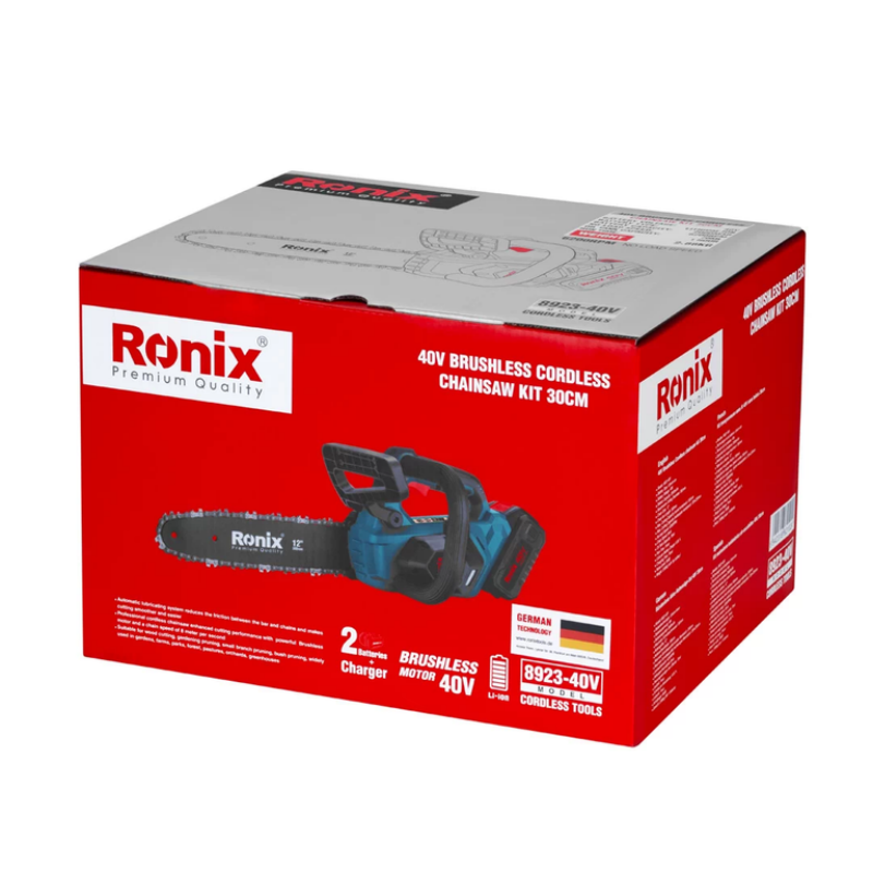 RONIX 8923-40V Cordless Chain Saw 30cm for Home