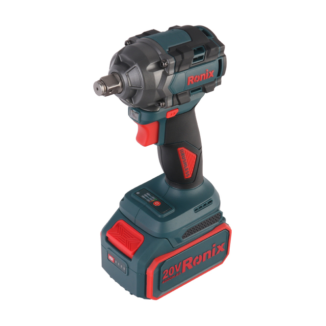 Ronix 867 3lithium-ion Brushless Cordless Impact Wrench 500N.m 1/2 INCH