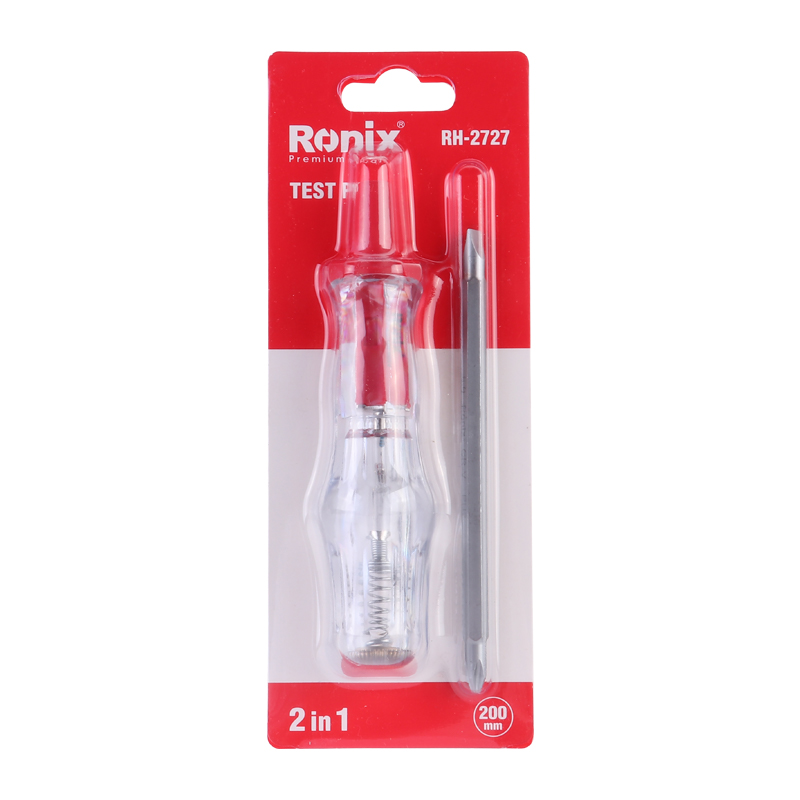 Ronix RH-2727 test pencil tester electrical voltage with brass nail