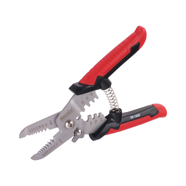 Ronix Wire Cutters RH-1820 Multi-function Electric Plier Stainless Steel 7inch Wire Cutters Nose Plier Tools