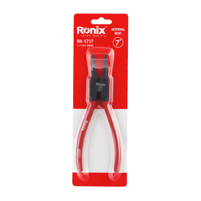 Ronix RH-1717 Circlip Pliers 7 inch Bent Nose External Snap Ring Circlip Multifunction Combination Pliers