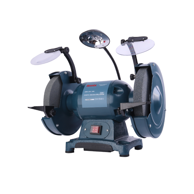 8 Inch Electric Bench Grinder on Stand