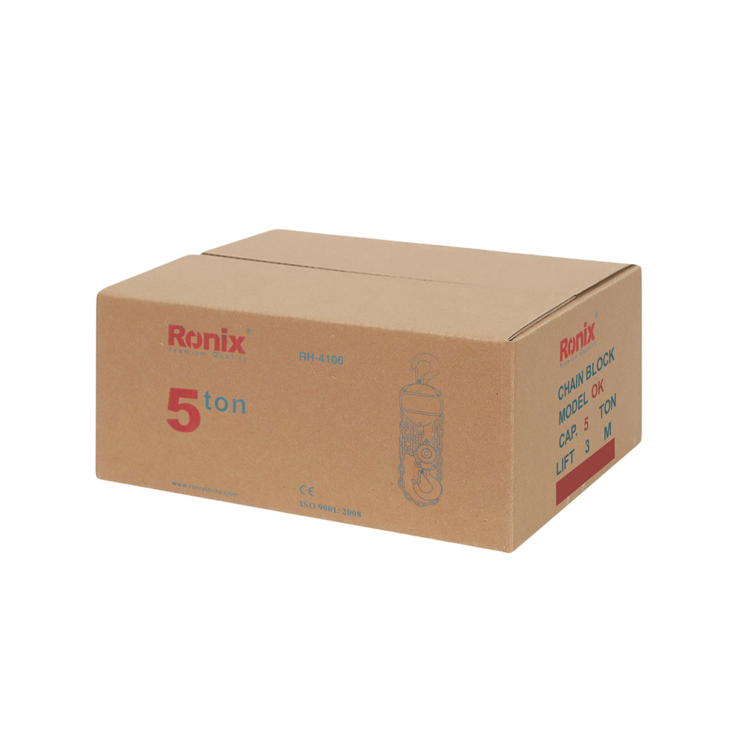 Ronix RH-4106 Hand Tools Chain Block 5T×3m