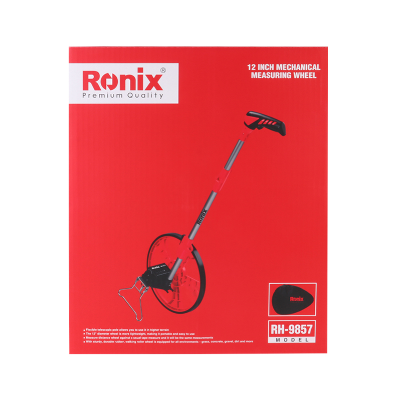 Ronix RH-9857 12 Inch Mechanical Measuring Wheel