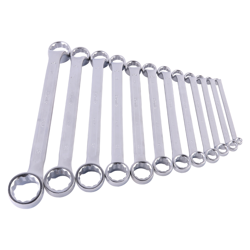 Ronix RH-2302 12PCS Cr-V SET RING OFFSET Polybag W/logo