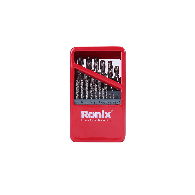 ronix RH-5582 25pcs drill bits metal box