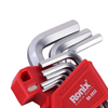 Ronix in stock RH-2033 1.5-10mm CRV magnetic Hex Key 9 Pcs Stainless Steel Hexagonal wrench Handle Hex Key set