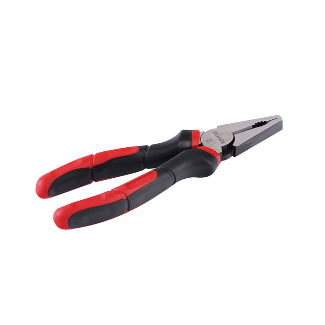 Ronix RH-1158 Model Combination Pliers 8inch-200mm Hand Tools Plastic Grip Handle Combination Pliers Drop Forged
