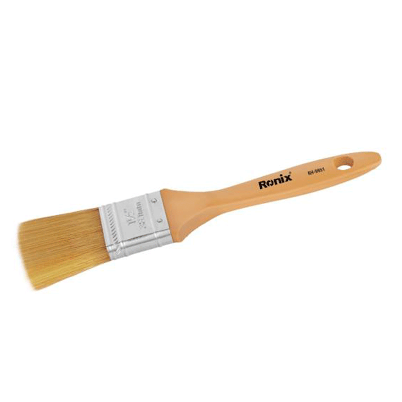 Ronix RH-9951 Wooden handle paint brush 1 1/2" long handle High grade paint brushes wooden handle painting