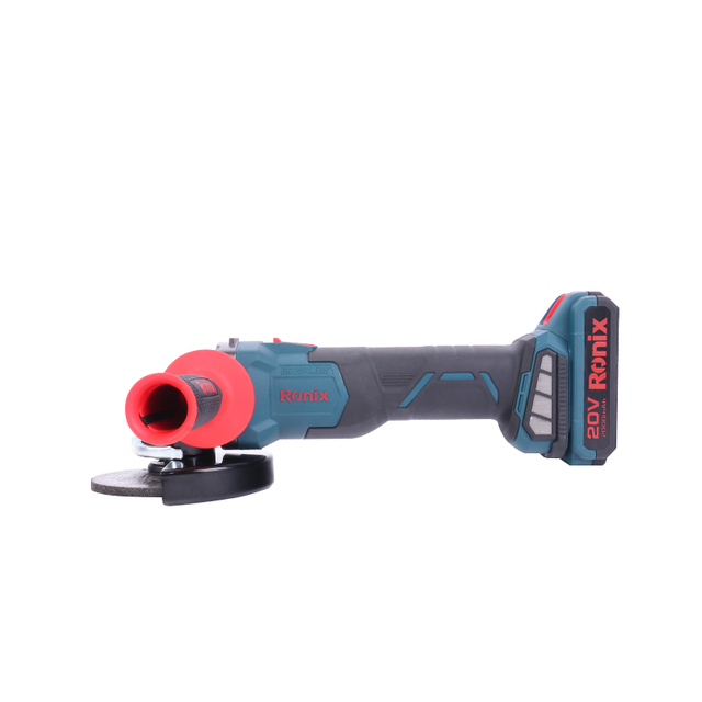 Ronix 8901 20V Brushless Grinding Cutting Li-ion 115mm Cordless Battery Mini Angle Grinder