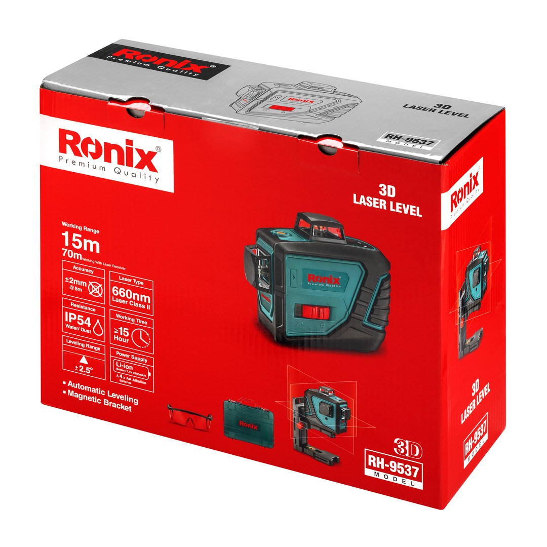 Ronix RH-9537G Cross Line Laser Class II