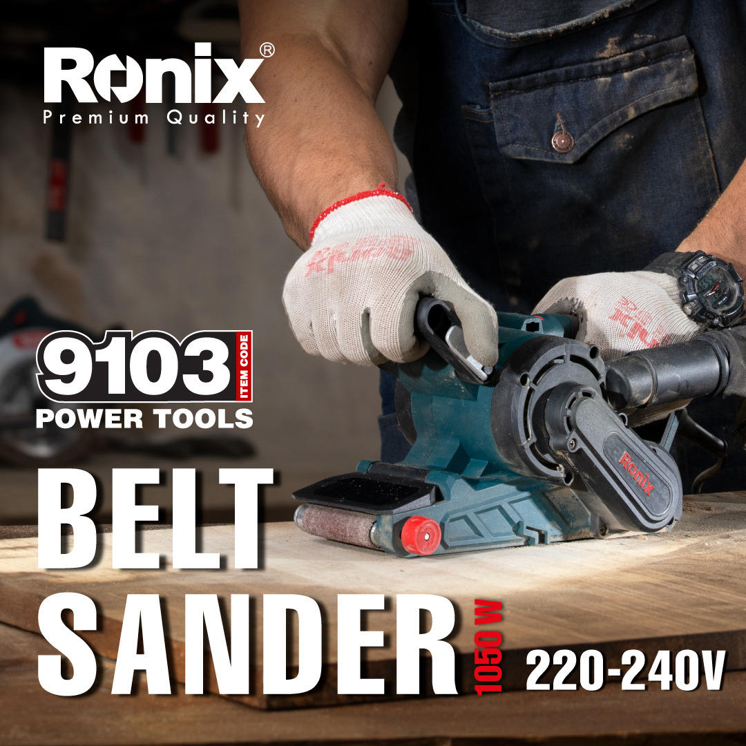 Ronix 9103 Belt sander 9103 320 W vacuum adapter portable woodworking broadband belt sander