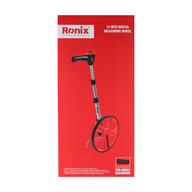 Ronix RH-9856 12 Inch Digital Measuring Wheel 318mm Wheel Diameter