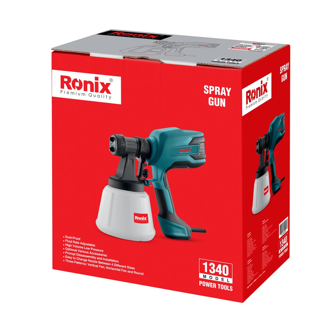 Ronix Spray gun 1340 High pressure power spray machine Spray Cooper nozzle spray machine portable electric spray gun