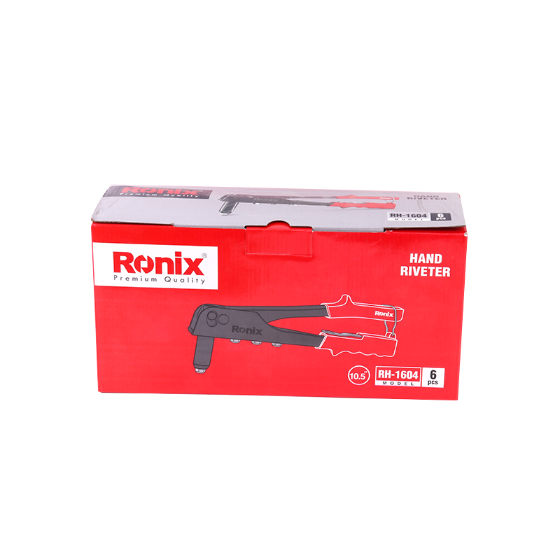 Ronix in stock RH-1604 10.5inch 2.4 - 4.8mm Heavy duty aluminium alloy manual riveting gun tool rivet nut gun hand riveter