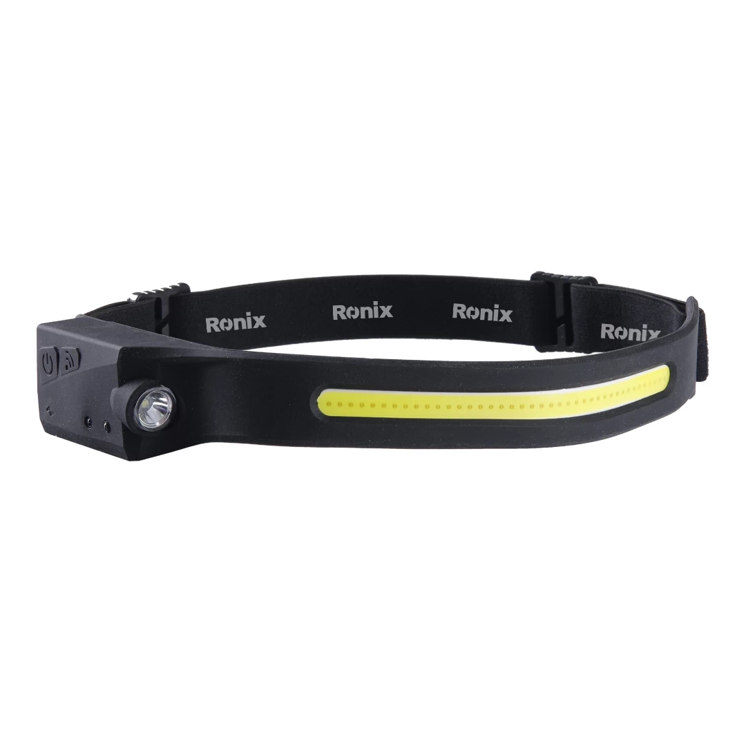 Ronix Rh-4289 5W Rechargeable & Motion Sensor Headlamp-350lm Lightening
