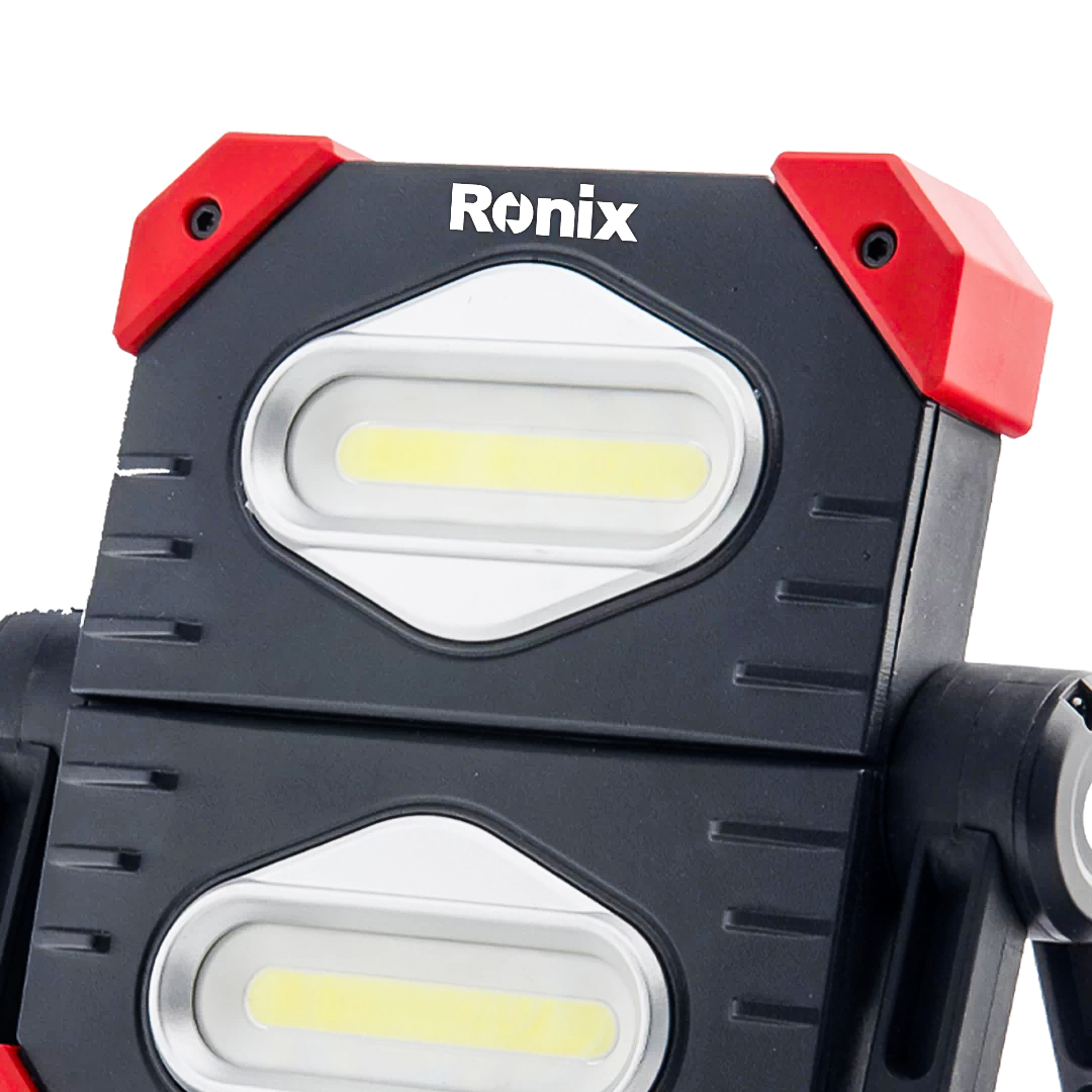 Ronix Rh-4277 Cordless Magnetic Spot Light 2X Power Portable Battery Light Cordless Magnetic Spot Light