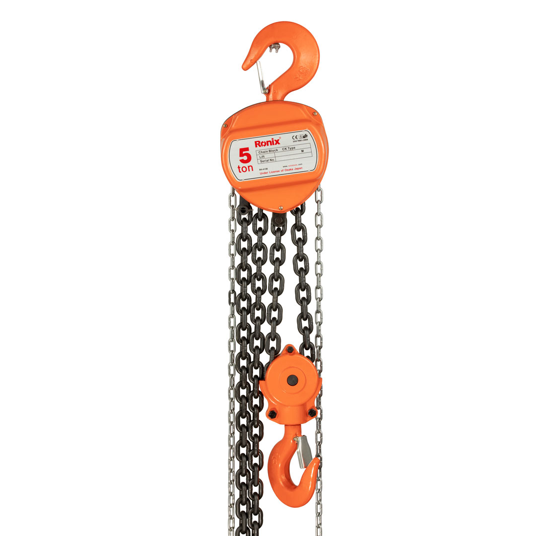Ronix RH-4106 Hand Tools Chain Block 5T×3m