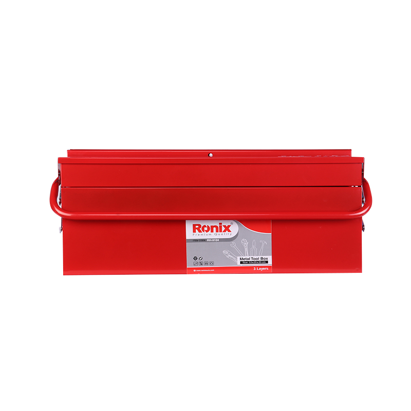 Ronix RH-9104 Metal Tool Box 3 Layers