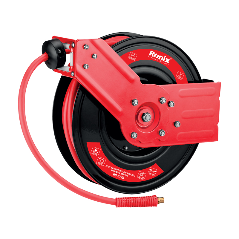 Ronix RH-6131~45 Retractable Garden Hose reel 1/2 inch-15M