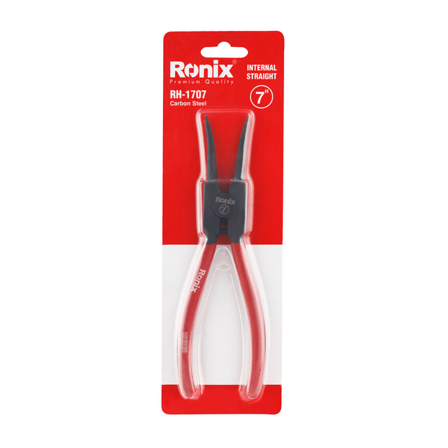 Ronix RH-1700 Pliers Cr-V 7 inch CR-V Bent Nose External Snap Ring Circlip Pliers 4Pcs Set Multifunction Combination Pliers