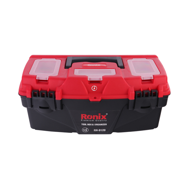 Ronix RH-9120 OEM/ODM Available of Custom Color Plastic Tool Box with Removable Organizer Tray Available