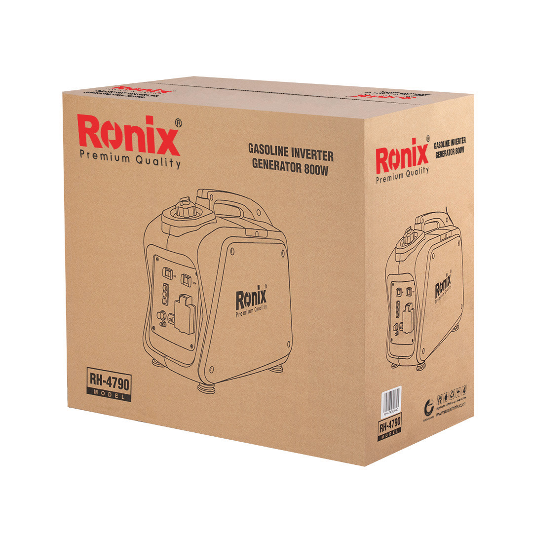 Gasoline Inverter Generators 800W Ronix RH-4790 Home Silent Outdoor Portable Gasoline Generators