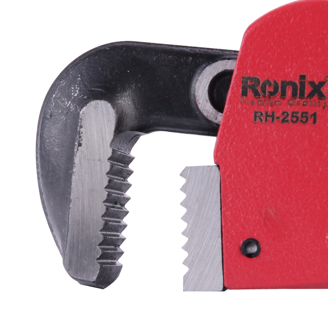 Ronix in stock RH-2551 8-12"pipe wrench Heavy Duty Adjustable stainless steel adjustable water spanner pipe wrench