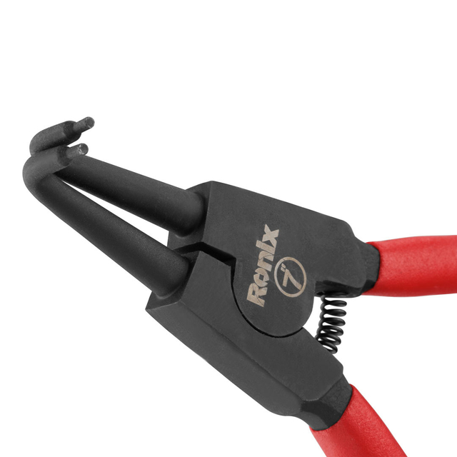 Ronix RH-1717 Circlip Pliers 7 inch Bent Nose External Snap Ring Circlip Multifunction Combination Pliers