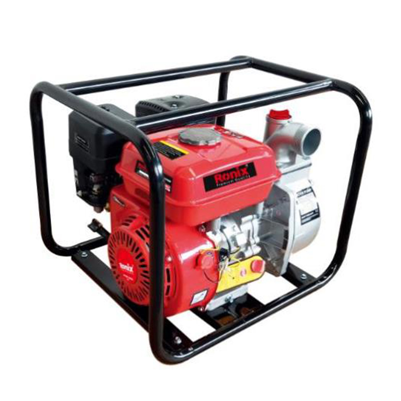 Ronix Rh-4052 Gasoline Water Pump 3 Inch Factory Direct Cheap Price High Quality Cast Iron High Pressure Water Pump