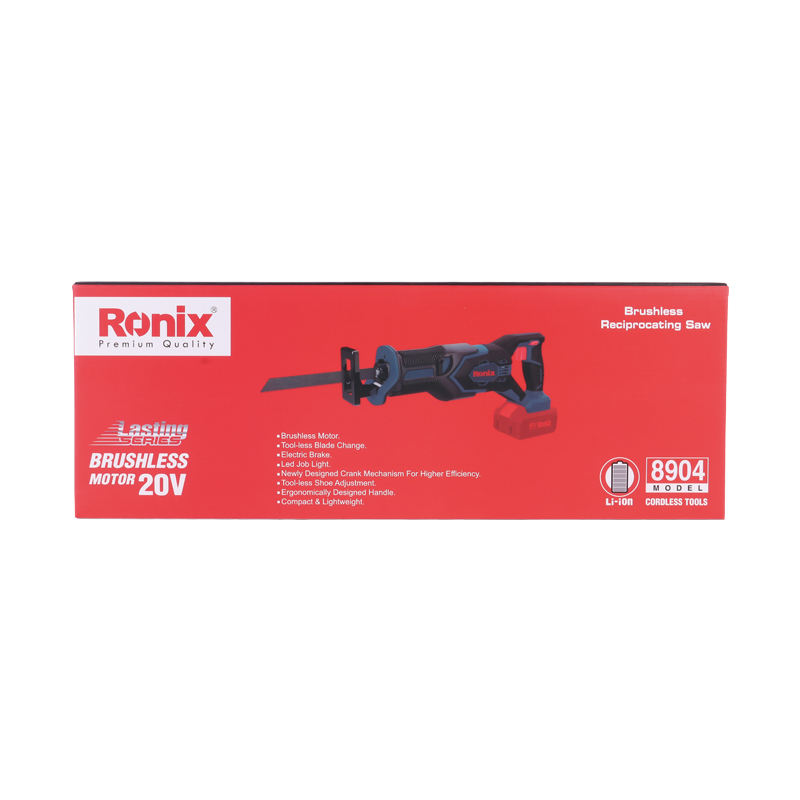 Ronix 8904 20V Brushless Reciprocating Saw Woodworking tools electric compound power saw woodworking cutting machine