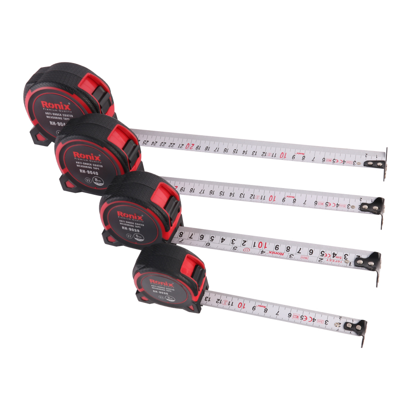 Ronix RH-9038-9041 3m/5m/8m/10m Two-sides Metric and British System Measuring tape