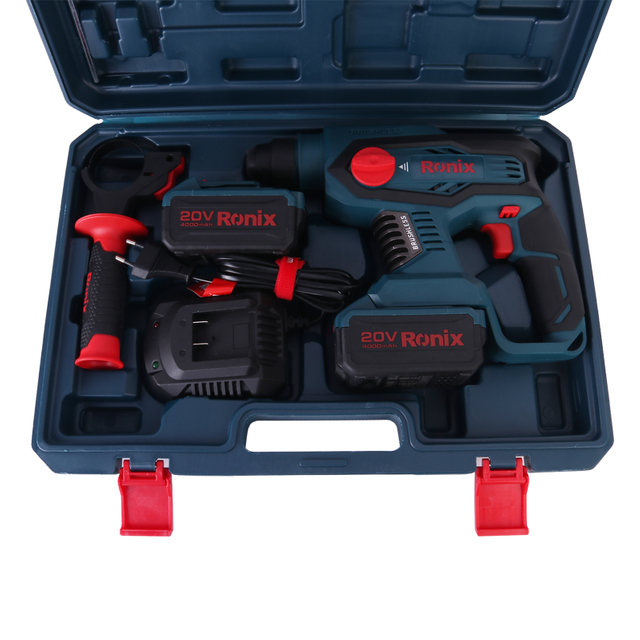 Ronix 8910K Cordless 20V Brushless Rotary Hammer